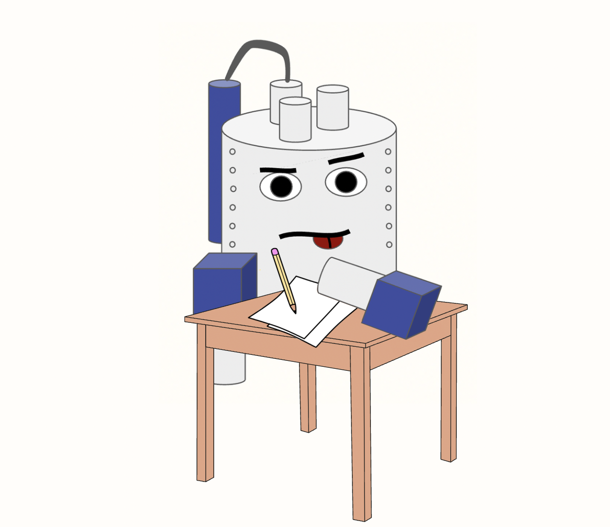 Cartoon illustration for NMR practice problems